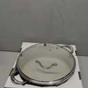 BEZIA Large 8 Quart Nonstick Cooking Pot with Lid, Induction Stock Pot, Soup Pot for All Stovetops, Non-toxic and Oven Safe, PFOA PFAS Free, Golden