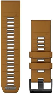 Garmin QuickFit, 20mm Black/Pebble Gray Silicone Band