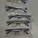 6 pack Executive Style Reading Glasses Men - Durable Readers with Blue Light Filtering - Comfortable Fit with TR90 Frames 2.0