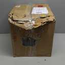 10" Hooded Wall Vent Exhaust with Screen and Damper,Outdoor Wall Exhaust Vent Cover Cap for Kitchen Range Hood Outside Exterior Dryer Ventilation,Galvanized Steel,Black