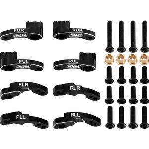 INJORA RC Shock Flex Blades CNC Aluminum Accessories for REDACTED4M Defender Bronco 1/ 18 RC Crawler Upgrade(8g/ Total)