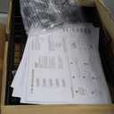 FDW 17L x 12W x 48H Wire Shelving 5 Tier Adjustable Metal Shelves NSF Pantry Shelves Storage Rack Shelving Units for Kitchen Garage Small Places Commercial,Black (171248)