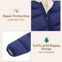 BFUSTYLE Toddler Winter Coats Hooded Infants Fleece Jacket Thickened Jacket for Baby Girls Boys 1-5T