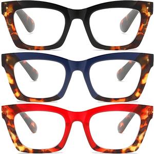 Oprah Style Readers for Women - Stylis Style Reading Glasses with Blue Light Blocking and Spring Hinge