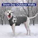 FUAMEY Sleeveless Dog Sweaters for Small Dogs, Warm Puppy Sweater Cable Knit, Cozy Winter Clothes Outdoor Indoor, Thermal Turtleneck Shirt Cold Weather Outfits, Shih Tzu, Bichon Frise (Grey, S) (Gray)