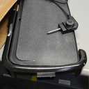 Amazon Basics Electric Griddle with Nonstick Ceramic Coating, Flat Grill for Pancake, 10 x 20 inches, Black