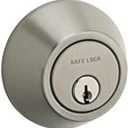 Safelock SD9100-15V1 Single Cylinder Deadbolt with RCAL Latch and RCS Strike with New Chassis Satin Nickel Finish
