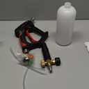 Tool Daily Short Pressure Washer Gun with Foam Cannon, 1/4 Inch Quick Connector, with 5 Pressure Washer Nozzle Tips, 1 Liter