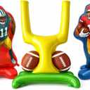4 x Football Party Balloon Set  Includes Goal Post & 2 Football Player Balloons, Perfect for Birthday, Tailgate & Game Day Celebrations