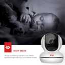 2 x XM Wireless IP Security Camera Indoor Surveillance Camera Smart WiFi Home Camera for Baby/Pet/Nanny with Motion Detection 2-Way Audio Night Vision Cloud-Storage & TF Cardslot iOS/Android