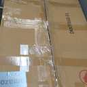 ELENKER All Terrain Rollator Walker Transport Wheelchair Combo, 2 in 1 Rolling Walker with Padded Seat and Wide Backrest, Champagne