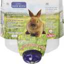 Lixit All-Weather Rabbit Water Bottle - 64 Ounce Widemouth Cage Water Bottles for Rabbits, Ferrets, Guinea Pigs, Rats, and Other Small Animals (White, 64 Ounce)