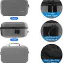ProCase Hard Travel Case Compatible for Meta Oculus Quest 2 VR Gaming Headset, Shockproof Carrying Bag with Shoulder Strap for Controllers Accessories Storage, Also Fits Elite Strap -Grey
