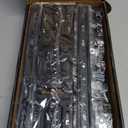 USX MOUNT Ultra Slim TV Wall Mount 37-75 Inch TVs Mount with Swivel and Tilt, Low Profile Full Motion Bracket with Articulating Dual Arms, Up to VESA 400X400 mm Max 16" Wood Studs, Holds 99lbs