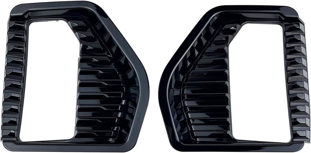 Fog Light Trim Driver and Passenger Side Fit for GMC Sierra 1500 SLE/Elevation Model 2019 2020 2021, Replace GM1038242/ GM1039242/ 84220374/84220375