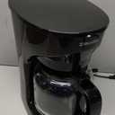 Mueller 12-Cup Drip Coffee Maker - Borosilicate Carafe, Auto-Off, Reusable Filter, Anti-Drip, Keep-Warm Function, Clear Water Level Window Coffee Machine, Kitchen Essentials & Accessories (Black)