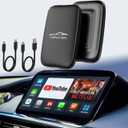 Quanlex 5-in-1 Wireles CaPlay and Android Auto Wireles Adapter, 2025 Upgraded Wireles CarPla Adapter Support TF Card/Mirroring,Video Ai Box for Cars from 2016 & iOS10+,Support Netflix/YouTube