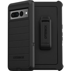 OtterBox Defender Series Case for Google Pixel 7 Pro (Only) - Holster Clip Included - Microbial Defense Protection - Non-Retail Packaging - Black
