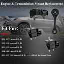 4PCS Engine Motor & Trans Mount Set for 2014-2017 Subaru Forester 2002-2015 Impreza 2000-2004 Legacy 2013-2015 XV Crosstrek 2.0L 2.5L H4 Manual Trans, Replace# A6727 A6727 A6723 A6714