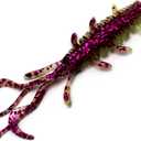 Adygil Fishing ADSL210/BRC55 Soft Silicone Lures for Bass, Trout, Crappie, 60pcs/Pack, 6 Colors, 10pcs Each Color.