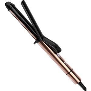Nicebay Curling Iron with Clamp, 1 Inch Hair Curling Wand with Ceramic Coating, Professional Hair Curler, Fast Heating up to 430°F, 60 Mins Auto Off, Suit for Different Hairstyle, Gold