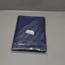 Cloth Placemats Set of 6, Cotton Linen Blend Machine Washable Durable Linen Table Mats, Heat Resistant Placemats Wrinkle Free Place Mats for Dining Table, Easy to Clean (Navy Blue, 6)