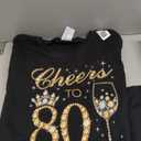 Cheers to 80 Years, 80th Queen's Birthday, 80 Years Old T-Shirt