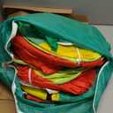 5pc Kids Play Tent for Toddlers with Ball Pit, Crawl Tunnel, Indoor & Outdoor Playhouse, Jungle Gym, Toys for Boys & Girls, Includes Dart Balls, Teepee & Basketball Hoops