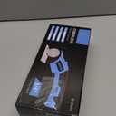 Cordless Electric Scissors, 5V Rechargeable Cardboard Box Cutter Heavy Duty Rotary Tool with Safety Lock & LED Light for Cardboard, Fabric, Box (Blue)