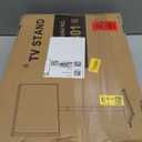 TVON Universal Floor TV Stand with Mount for Most 32-60 Inch TVs up to 88lbs, Height Adjustable TV Floor Stand with Wood Base for Space Saving, Tall Floor TV Stand for Bedroom, Corner & Living Room (BLACK)