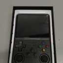 R36S Handheld Game Console, Retro Game Console with 3.5-in IPS HD Screen, Video Game Consoles with 64GB Memory, Ultra-Long Standby Time, Perfect for Travel & Outings, Gift for Adults Teens Kids (Black)