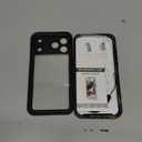 ANTSHARE for iPhone 17 Pro Max Case, IP68 Waterproof Shockproof Case, [Built-in Screen Protector] - 12 FT Military Dropproof - Full Body Heavy Duty Rugged Phone Cover 6.9 inches - Black/Clear