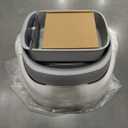 Open-Top Self Cleaning Litter Box, Automatic Litter Box with Dual Safety Sensors, Anti-Pinch Protection, Large Capacity, APP Control, White-Grey