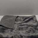 Layered Blankets The Accent - Waterproof, Double Sided Luxury Blanket - Bed, Sofa, Couch - Machine Washable, Comfy - Sherpa and Fleece, Protect The Bed (Small (40x 28), Charcoal)