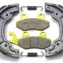 Front Brake Pads Rear Brakes Shoes for Yamaha Dirt TTR230 TT-R 230 2005 2006 2007 2008 2009 2010 2011 2012 2013 2014 2015 2016 2017 2018 2019 2020 FA135 527 MC0227