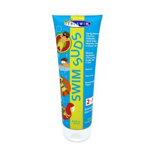 TRISWIM Kids SWIM SUDS Formulated for BABIES and up. NATURAL, TEAR-FREE, 2-in-1 Shampoo and Body Wash | Gently Removes Chlorine & Saltwater | Ensuring a Delightful Post-Swim Routine
