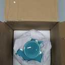 Butter Crock with Water Line for Countertop, French Butter Dish with Lid, Ceramic Butter Keeper for Fresh Spreadable Butter, Butter Container Holder for Kitchen and Home Decor, Turquoise