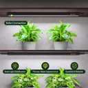 Maygrove Grow Lights for Indoor Plants, Sunlike Full Spectrum 5000K 2FT LED Growing Lamp 60W (4 x 15W), T5 Grow Light Strip for Seed Starting, Vegetables, Linkable, Black, 4-Pack