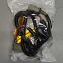 2Pcs Tail Light Conversion Harness Fit for Sierra LTZ 2016-2018/ Silverado Denali 2016-2018/ RAM 2500/3500 2019 LED Taillight Conversion Adaptor Wiring Connector