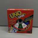 Mattel Games UNO Spin Card Game for Kid, Adult & Family Nights, Classic Play with Toy Spinner, New Challenges & Rules, Rainy Day Activity (Multicolor)
