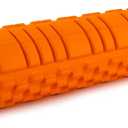 ProSource Sports Medicine Foam Roller 24" x 6" / 13" x 6" with Grid for Deep-Tissue Massage and Trigger-Point Muscle Therapy