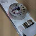 52 Inch Ceiling Fan Brushed Nickel Remote Controlled Dimmable Light Combo - Quiet Reversible DC Motor - 5 Blades