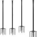 String Light Poles - Poles for String Lights | Heavy Duty Stringg Support Rod, Heavy Duty Outdoor Light Support Pole for Lawn Deck Garden Terrace Driveway Porch Balcony Backyard Fence