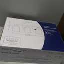 Black and Gold Bathroom Light Fixtures, 3-Light Modern Vanity Light Over Mirror, Wall Sconces with Milky White Frosted Glass Shades, E26 Socket (Bulbs Not Included)