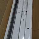 Full Bed Frame with Headboard and Footboard, Metal Bed Frame with Charging Station and LED Lights, Under Bed Storage, No Box Spring Needed, Noise Free, White