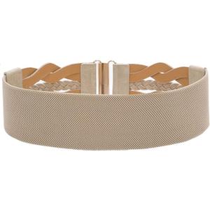 GRACE KARIN Women's Elastic Wide Belts Vintage Stretchy Belt Retro Fashion Cinch Belts for Dresses (XXX-Large)