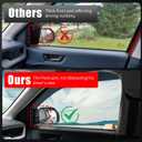 Visor Rain Guards Compatible with 2023-2026 Chevrolet Colorado GMC Canyon 4PCS Front and Rear in-Channel Window Visors Wind Deflectors Weather Shield for 2025 Chevy Colorado Accessories