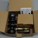  Black Door Knobs Interior Keyless, Door Knobs for Bathroom & Bedroom, Matte Black Privacy Door Knob