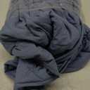 Cozy Bliss Cooling Blanket for Hot Sleepers, Q-Max 0.4 Cooling Comfort Throw Twin Size, Cold Blankets for Night Sweats Sleeping, Ultra-Cool Lightweight Breathable Summer Blanket for Bed Travel (Dark Blue)