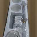 SOLFART 3 Lights Bathroom Light Fixtures Over Mirror Bathroom Lights Over Mirror Vanity Lights for Bathroom Black Brass Light Fixture Frosted Glass 3T